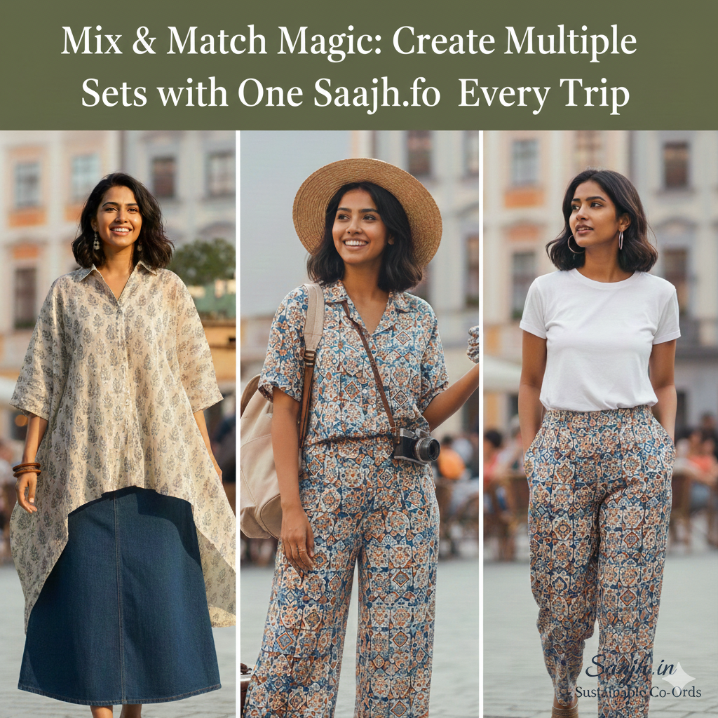 Mix & Match Magic: Create Multiple Looks with One Saajh.in Co-Ord Set