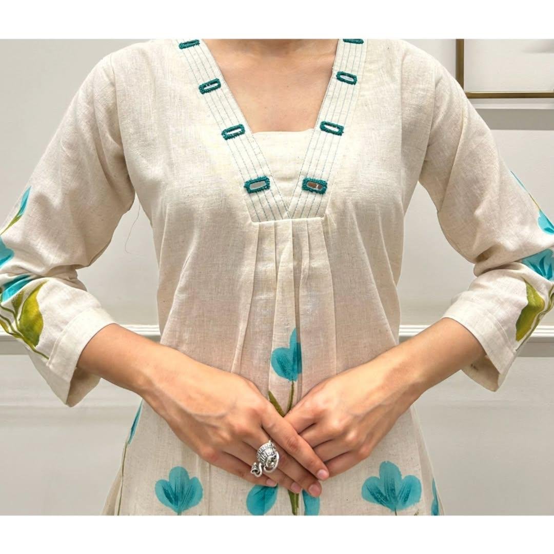 Cotton Flex Brush Print Co-Ord Set